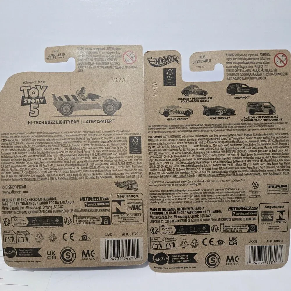 Hot Wheels silver set box
